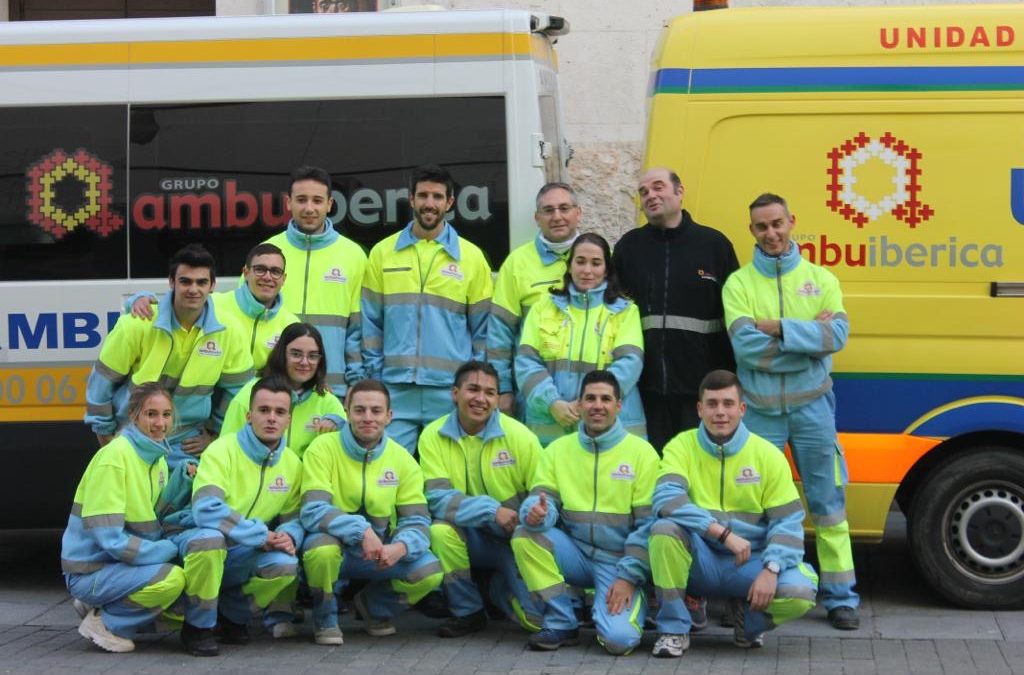 Ambuibérica, presente en un exitoso simulacro de evacuación en Valladolid