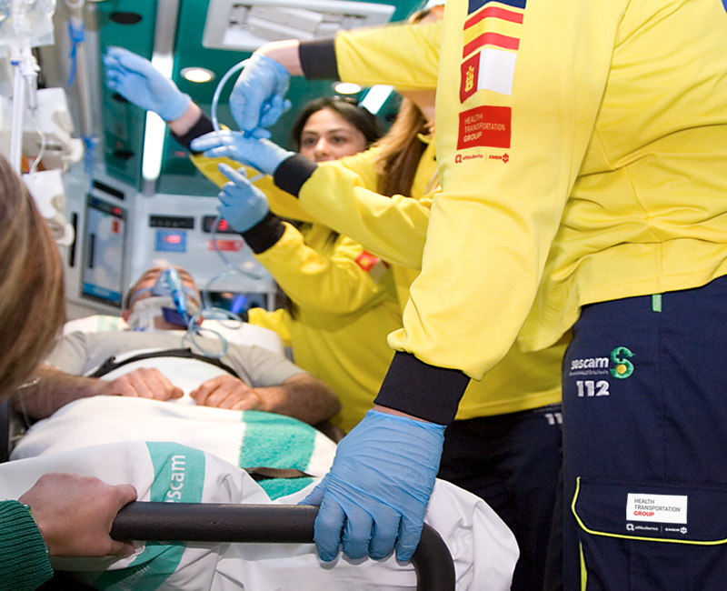 HTG homenajea al transporte sanitario en un video con imágenes reales