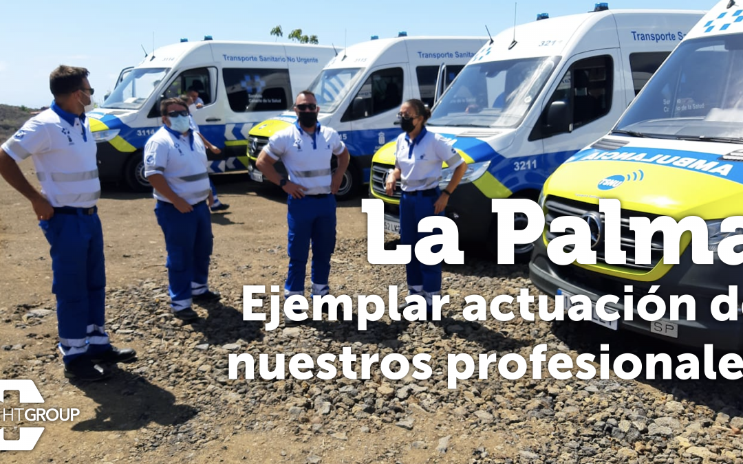 La ejemplar actuación de los profesionales de HTGROUP en La Palma