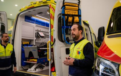 La presentación de la flota de 50 ambulancias para el servicio urgente de Cantabria en 10 imágenes