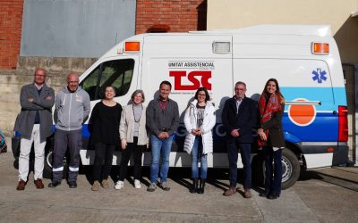 El Institut de Vic recibe una unidad asistencial donada por TSC